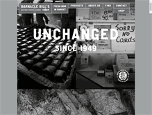 Tablet Screenshot of barnaclebillsseafoodmarket.com